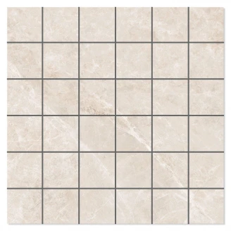 Marmor Mosaikkflis <strong>Sintracino</strong>  Beige Polert 30x30 (5x5) cm